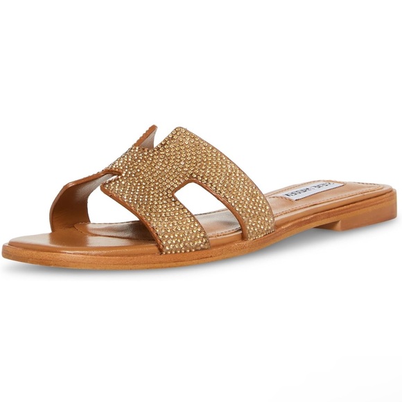 NWT Steve Madden Hadyn Bronze Rhinestone Size 10 - Picture 1 of 7